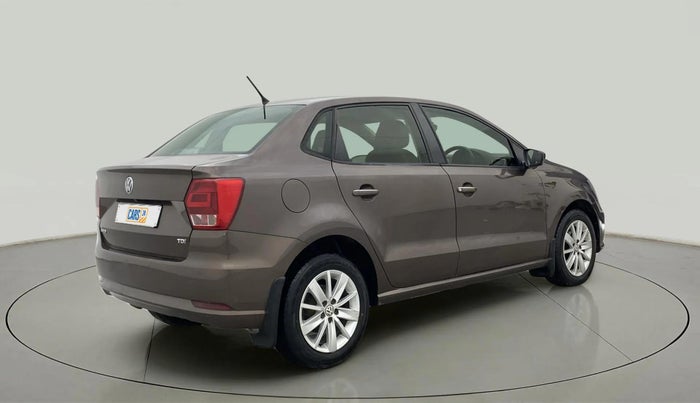 2016 Volkswagen Ameo HIGHLINE1.5L, Diesel, Manual, 1,21,952 km, Right Back Diagonal