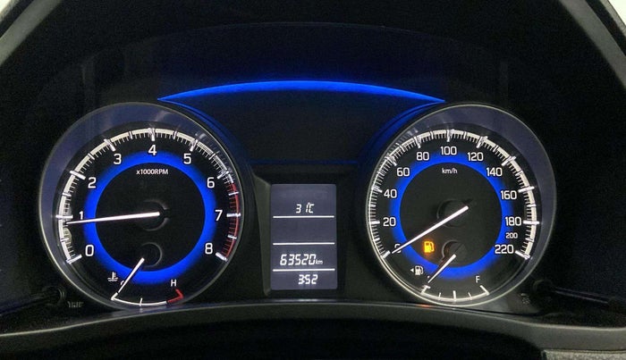 2017 Maruti Baleno DELTA PETROL 1.2, Petrol, Manual, 63,509 km, Odometer Image