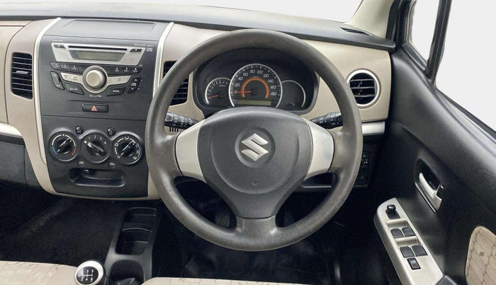 2013 Maruti Wagon R 1.0 VXI, Petrol, Manual, 40,040 km, Steering Wheel Close Up