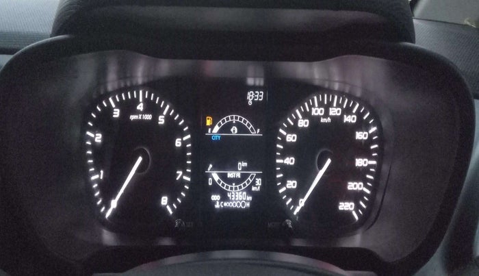 2021 Tata ALTROZ XM PLUS PETROL, Petrol, Manual, 43,360 km, Odometer Image