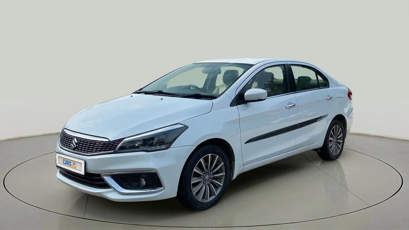 2020 Maruti Ciaz ALPHA  AT 1.5 SHVS PETROL, Petrol, Automatic, 1,12,265 km, Left Front Diagonal