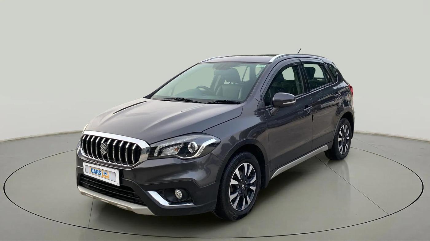 2020 Maruti S Cross ALPHA AT1.5, Petrol, Automatic, 49,004 km, Left Front Diagonal