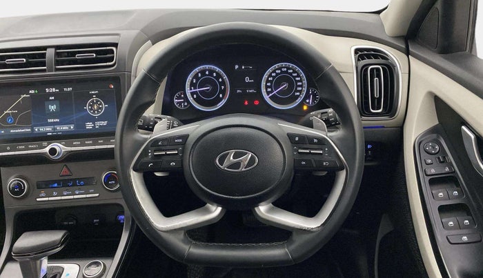 2021 Hyundai Creta SX IVT 1.5 PETROL, Petrol, Automatic, 51,571 km, Steering Wheel Close Up