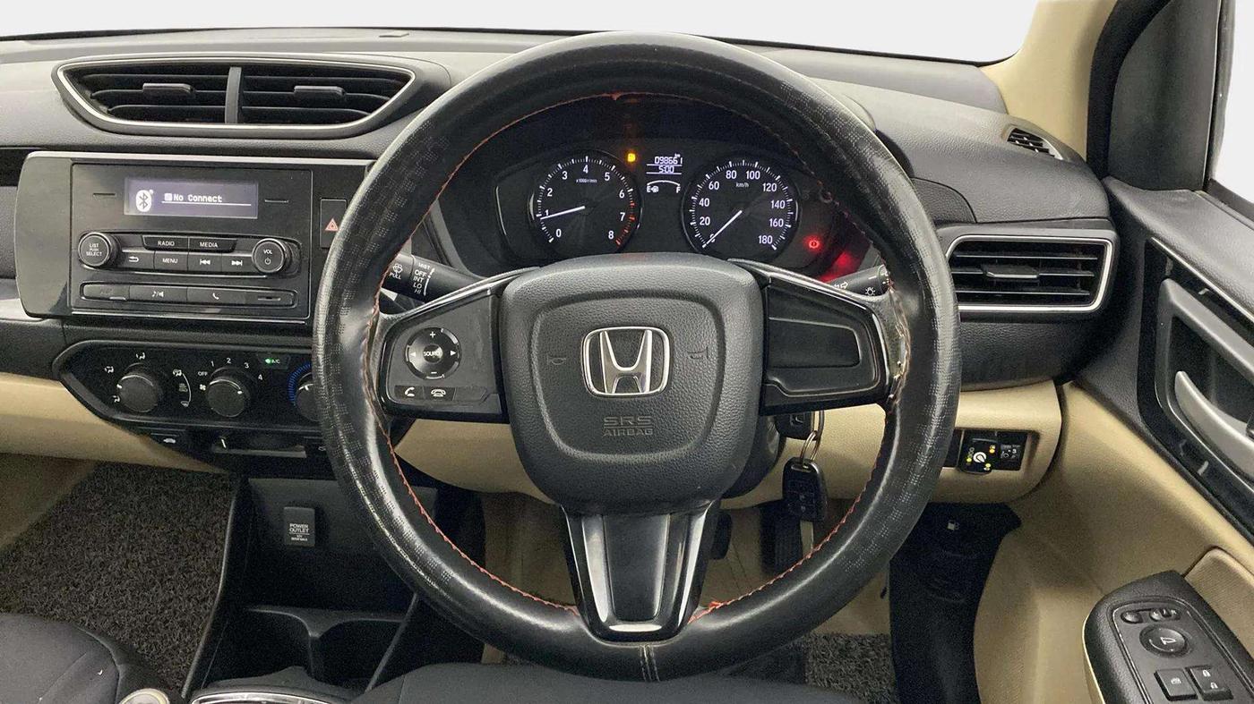 2020 Honda Amaze 1.2L I-VTEC S, CNG, Manual, 98,754 km, Steering Wheel Close Up