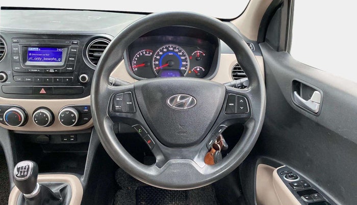 2016 Hyundai Grand i10 SPORTZ 1.2 KAPPA VTVT, Petrol, Manual, 73,101 km, Steering Wheel Close Up