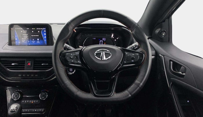 2023 Tata NEXON XZ PLUS SUNROOF DARK DIESEL, Diesel, Manual, 26,786 km, Steering Wheel Close Up