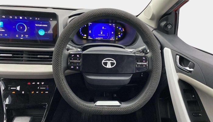 2024 Tata NEXON CREATIVE+ SUNROOF AMT 1.2 PETROL, Petrol, Automatic, 9,727 km, Steering Wheel Close Up