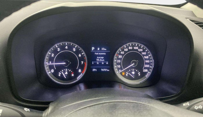 2021 Hyundai VENUE SX PLUS 1.0 TURBO DCT, Petrol, Automatic, 76,733 km, Odometer Image