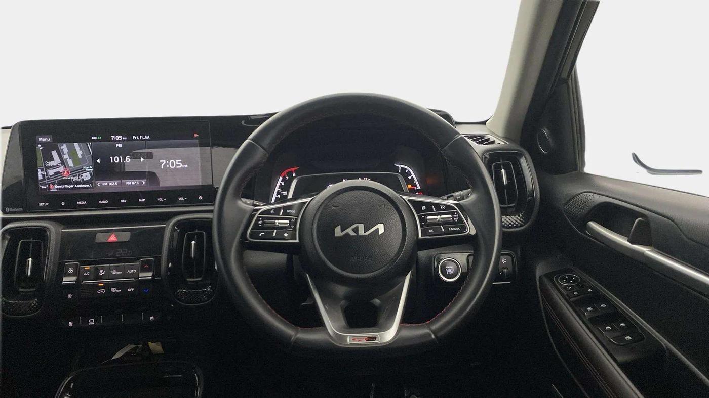 2022 KIA SONET GTX PLUS 1.0 IMT, Petrol, Manual, 46,790 km, Steering Wheel Close Up