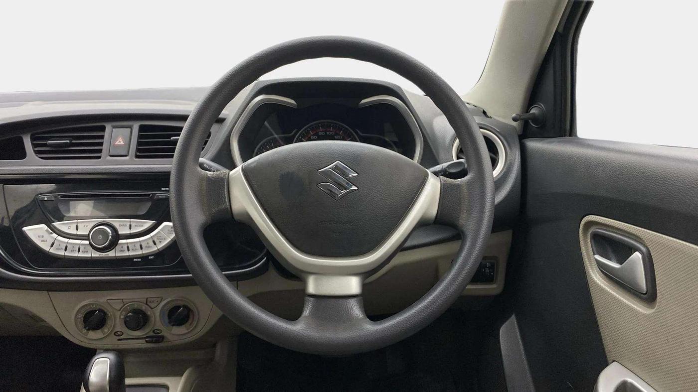 2017 Maruti Alto K10 VXI (O) AMT, Petrol, Automatic, 91,422 km, Steering Wheel Close Up
