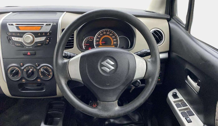 2014 Maruti Wagon R 1.0 VXI, Petrol, Manual, 42,621 km, Steering Wheel Close Up