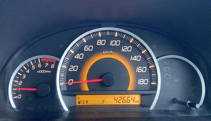 2014 Maruti Wagon R 1.0 VXI, Petrol, Manual, 42,621 km, Odometer Image