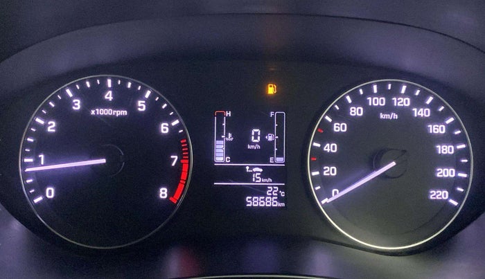 2017 Hyundai Elite i20 ASTA 1.2 DUAL TONE, Petrol, Manual, 58,643 km, Odometer Image