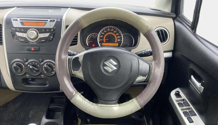 2014 Maruti Wagon R 1.0 VXI, Petrol, Manual, 77,196 km, Steering Wheel Close Up
