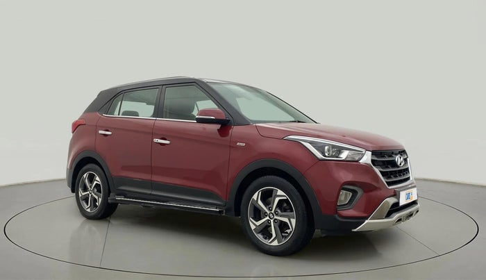 2018 Hyundai Creta SX AT 1.6 PETROL, Petrol, Automatic, 27,683 km, Right Front Diagonal