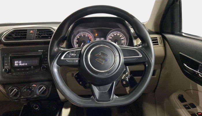 2017 Maruti Dzire VXI AMT, Petrol, Automatic, 76,803 km, Steering Wheel Close Up