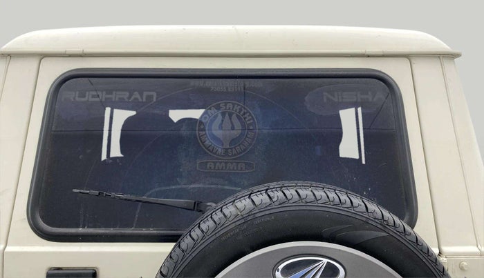 2020 Mahindra Bolero B6 (O), Diesel, Manual, 33,642 km, Rear Windshield