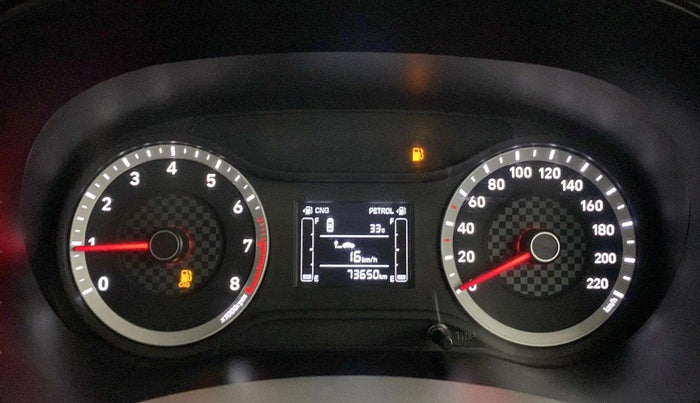 2022 Hyundai GRAND I10 NIOS SPORTZ 1.2 KAPPA VTVT CNG, CNG, Manual, 73,640 km, Odometer Image