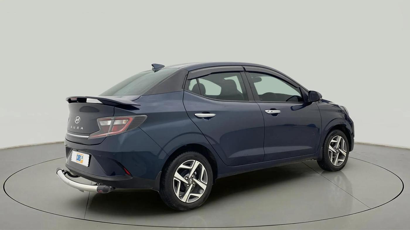 2023 Hyundai AURA SX 1.2 CNG, CNG, Manual, 16,149 km, Right Back Diagonal