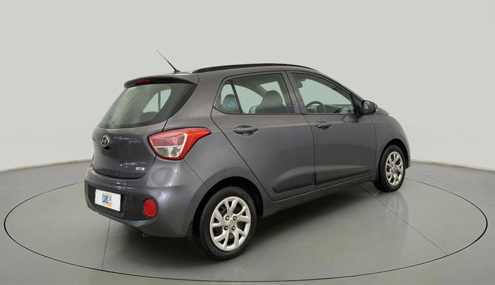 2017 Hyundai Grand i10 SPORTZ (O) 1.2 KAPPA VTVT, Petrol, Manual, 38,063 km, Right Back Diagonal