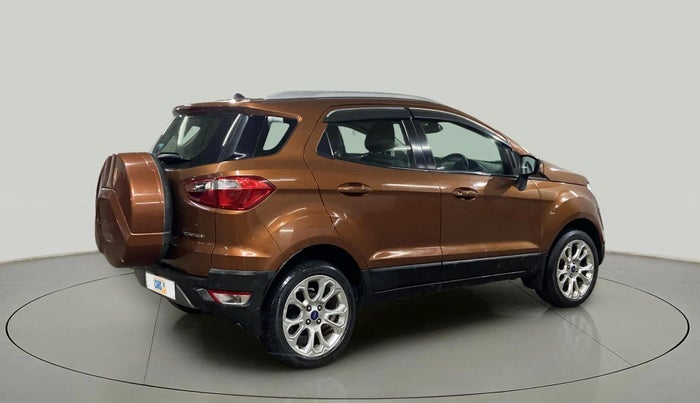 2018 Ford Ecosport TITANIUM + 1.5L PETROL AT, Petrol, Automatic, 74,988 km, Right Back Diagonal