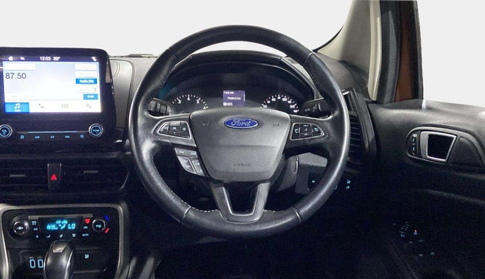 2018 Ford Ecosport TITANIUM + 1.5L PETROL AT, Petrol, Automatic, 74,988 km, Steering Wheel Close Up