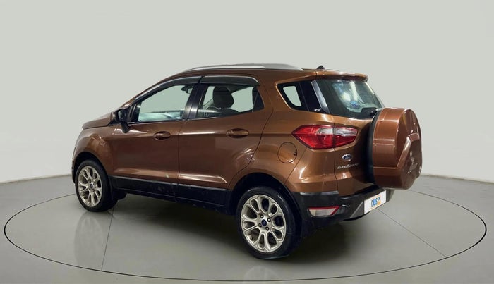 2018 Ford Ecosport TITANIUM + 1.5L PETROL AT, Petrol, Automatic, 74,988 km, Left Back Diagonal
