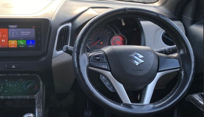 2019 Maruti New Wagon-R ZXI 1.2, Petrol, Manual, 1,26,268 km, Steering Wheel Close Up
