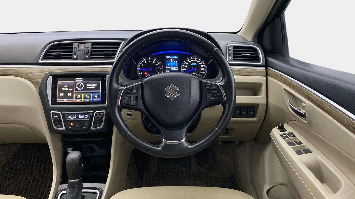 2021 Maruti Ciaz ALPHA  AT 1.5 SHVS PETROL, Petrol, Automatic, 83,015 km, Steering Wheel Close Up
