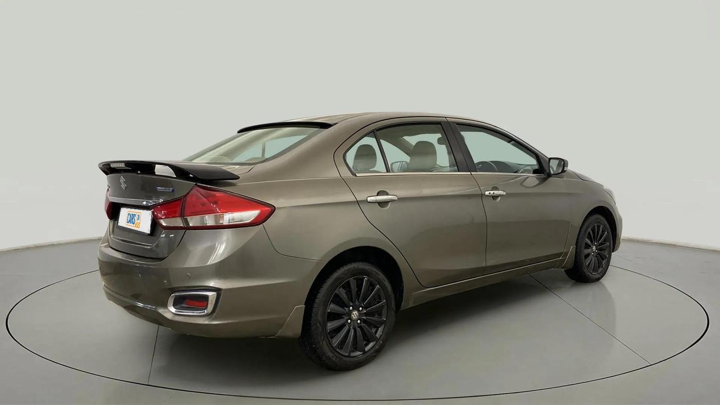 2021 Maruti Ciaz ALPHA  AT 1.5 SHVS PETROL, Petrol, Automatic, 83,015 km, Right Back Diagonal
