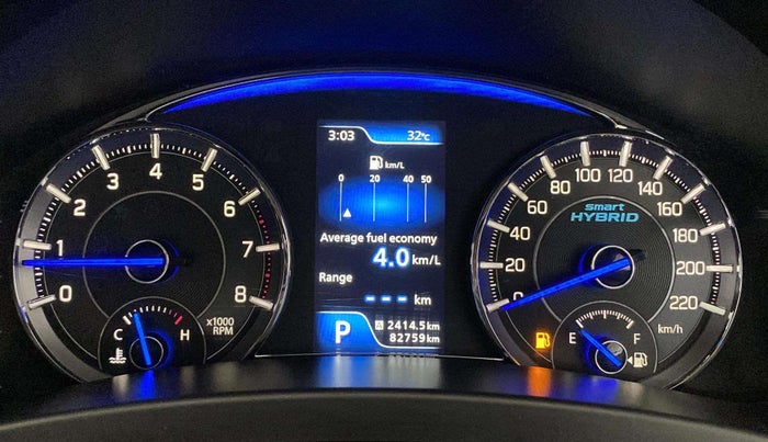 2021 Maruti Ciaz ALPHA  AT 1.5 SHVS PETROL, Petrol, Automatic, 82,750 km, Odometer Image