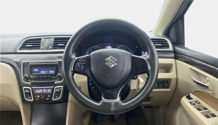 2017 Maruti Ciaz VDI SHVS, Diesel, Manual, 83,362 km, Steering Wheel Close Up