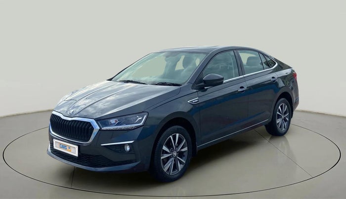2022 Skoda SLAVIA STYLE 1.0L TSI AT, Petrol, Automatic, 25,663 km, Left Front Diagonal