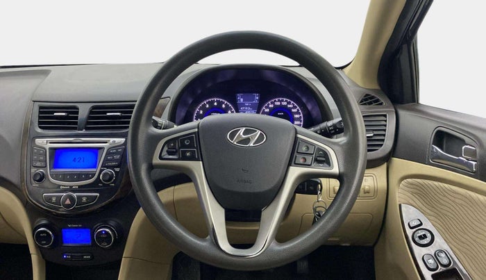 2012 Hyundai Verna FLUIDIC 1.6 VTVT SX, Petrol, Manual, 49,512 km, Steering Wheel Close Up