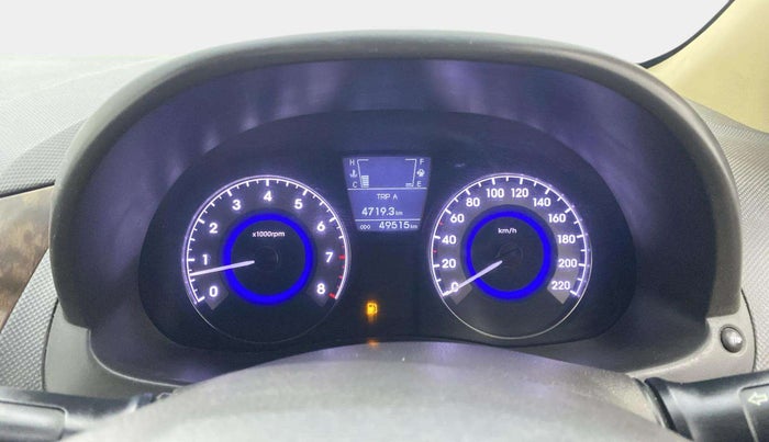 2012 Hyundai Verna FLUIDIC 1.6 VTVT SX, Petrol, Manual, 49,512 km, Odometer Image