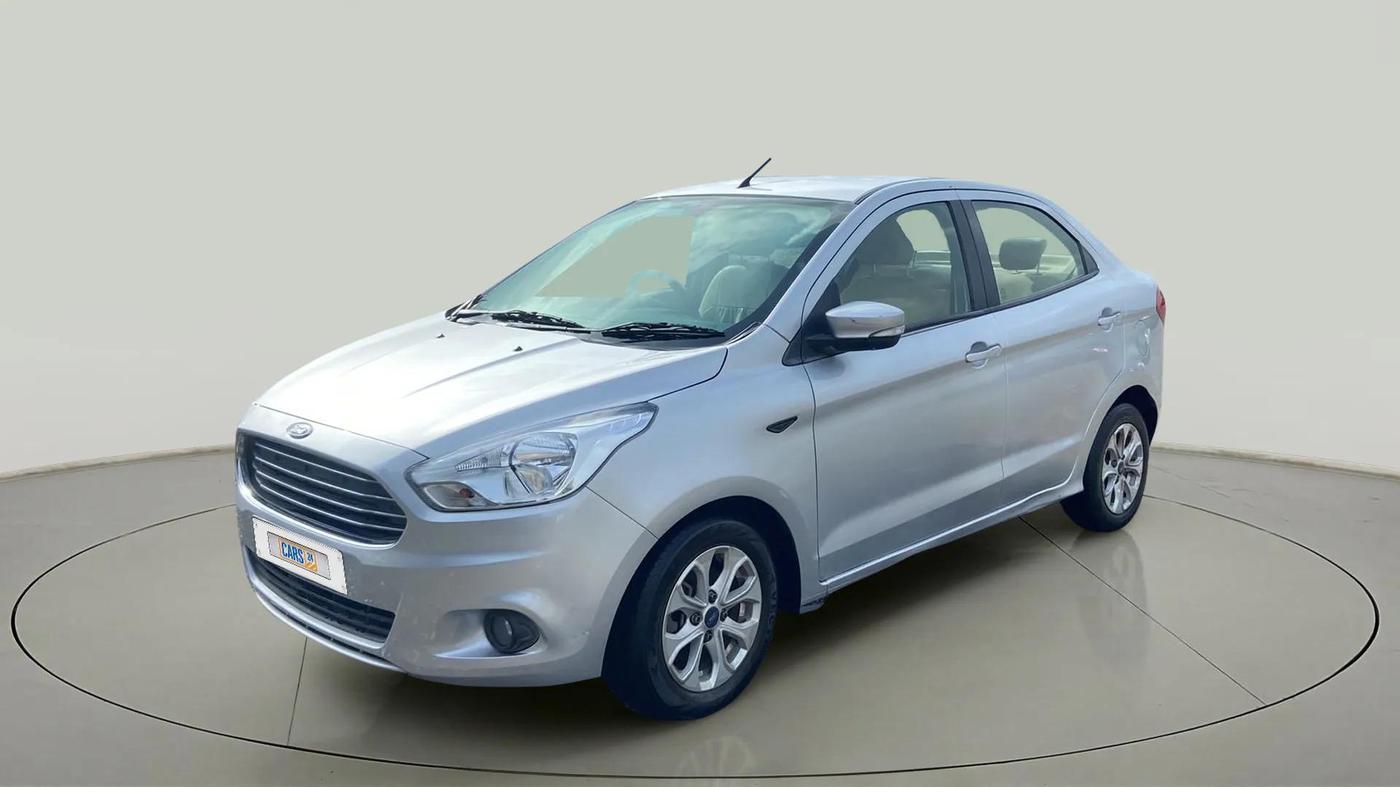 2018 Ford Figo Aspire TITANIUM 1.2 PETROL, CNG, Manual, 78,658 km, Left Front Diagonal