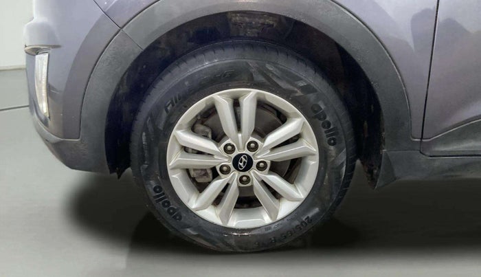 2017 Hyundai Creta SX PLUS 1.6 PETROL, Petrol, Manual, 1,01,808 km, Left Front Wheel