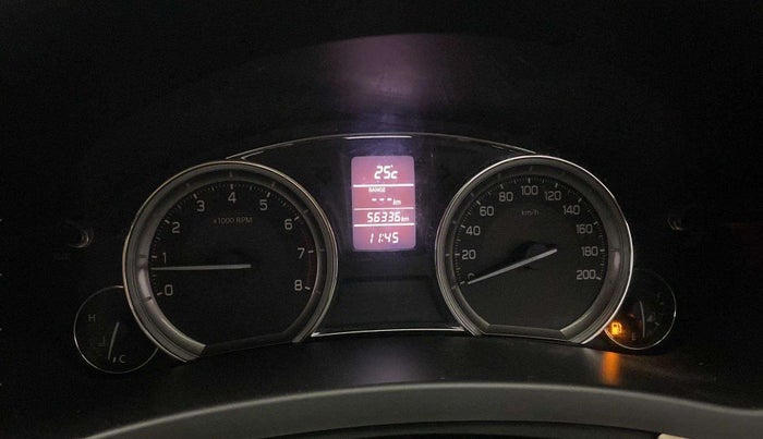 2016 Maruti Ciaz VXI+, Petrol, Manual, 56,322 km, Odometer Image