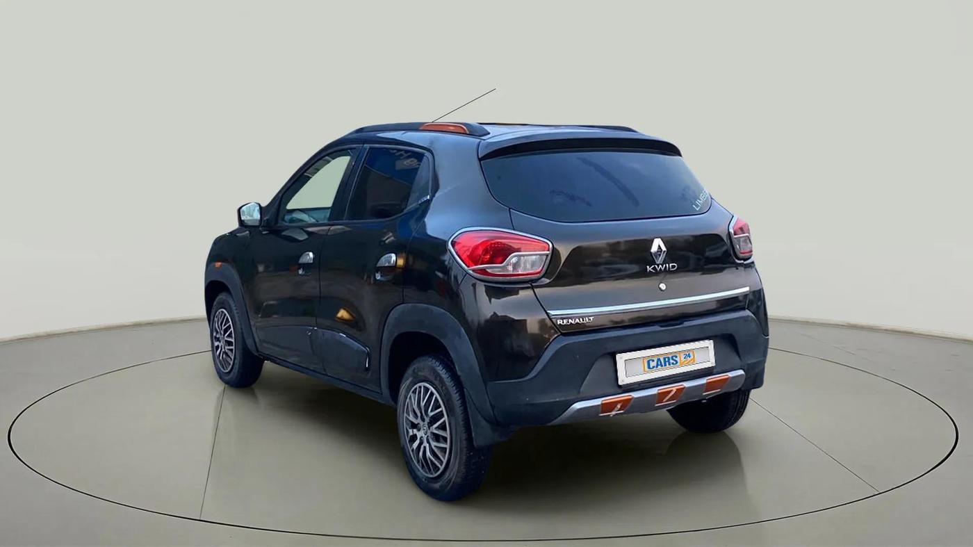 2017 Renault Kwid CLIMBER 1.0 AMT, Petrol, Automatic, 19,851 km, Left Back Diagonal