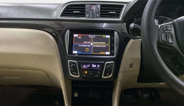 2018 Maruti Ciaz ALPHA 1.4 PETROL, Petrol, Manual, 62,825 km, Air Conditioner