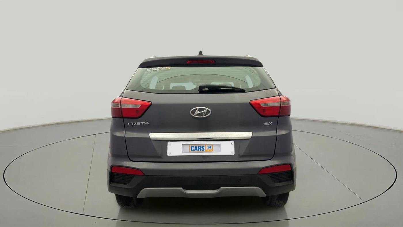 2016 Hyundai Creta SX PLUS 1.6 PETROL, Petrol, Manual, 1,04,724 km, Back/Rear