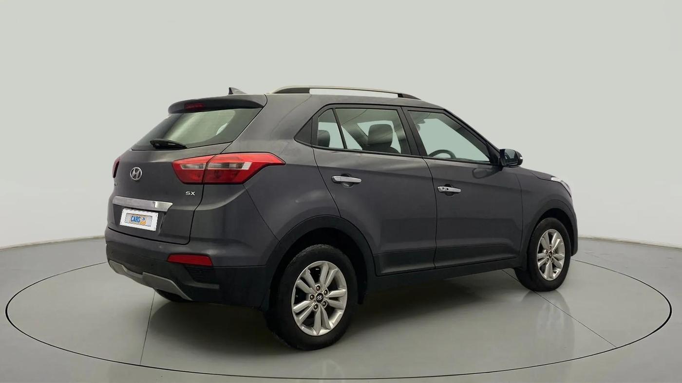 2016 Hyundai Creta SX PLUS 1.6 PETROL, Petrol, Manual, 1,04,724 km, Right Back Diagonal