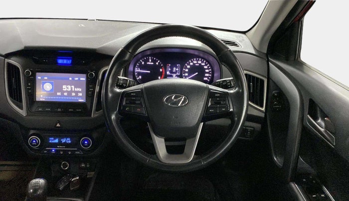 2017 Hyundai Creta SX PLUS 1.6 DIESEL, Diesel, Manual, 61,637 km, Steering Wheel Close Up