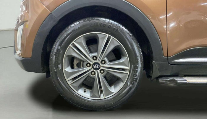 2016 Hyundai Creta SX PLUS AT 1.6 PETROL, Petrol, Automatic, 1,02,889 km, Left Front Wheel