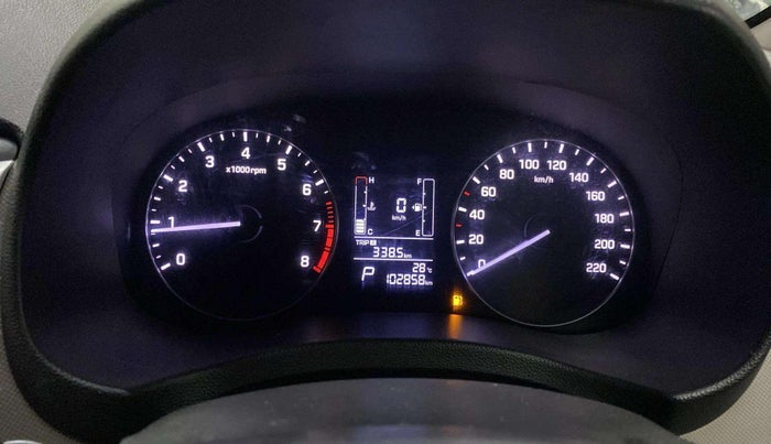 2016 Hyundai Creta SX PLUS AT 1.6 PETROL, Petrol, Automatic, 1,02,889 km, Odometer Image