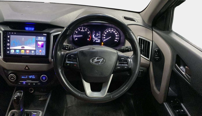 2016 Hyundai Creta SX PLUS AT 1.6 PETROL, Petrol, Automatic, 1,02,889 km, Steering Wheel Close Up