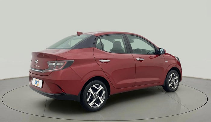 2021 Hyundai AURA SX PLUS 1.2 AMT, Petrol, Automatic, 15,281 km, Right Back Diagonal
