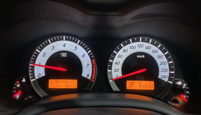 2013 Toyota Corolla Altis VL AT PETROL, Petrol, Automatic, 94,470 km, Odometer Image