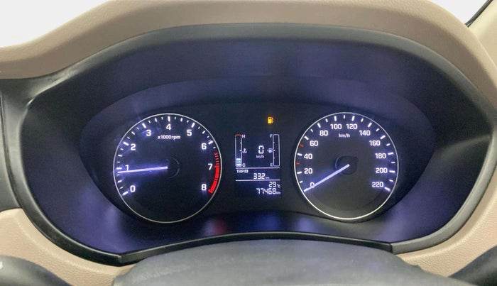 2017 Hyundai Elite i20 SPORTZ 1.2, CNG, Manual, 77,434 km, Odometer Image