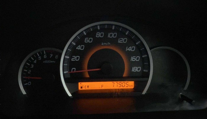 2014 Maruti Wagon R 1.0 VXI, Petrol, Manual, 77,888 km, Odometer Image